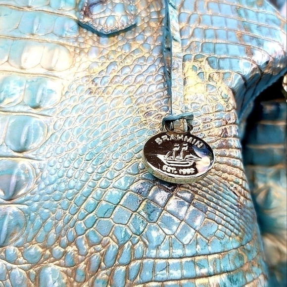 Brahmin Rare Melbourne Duxbury Satchel Purse Shoulder Bag NEW - Picture 8 of 8